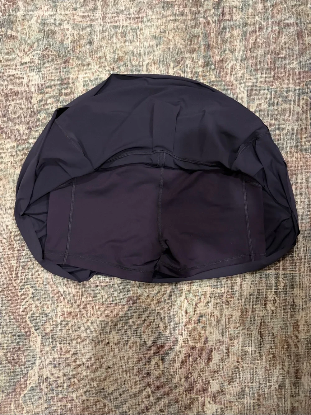 lululemon athletica deep purple Flared Skirt